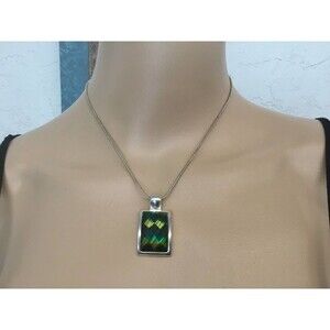KC Marked Necklace Green Pendant
